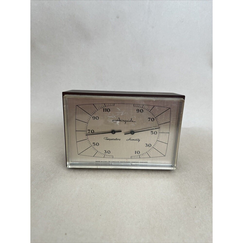 VTG Airguide Temperature & Humidity Desktop Weather Station MCM Made In USA - Picture 1 of 7